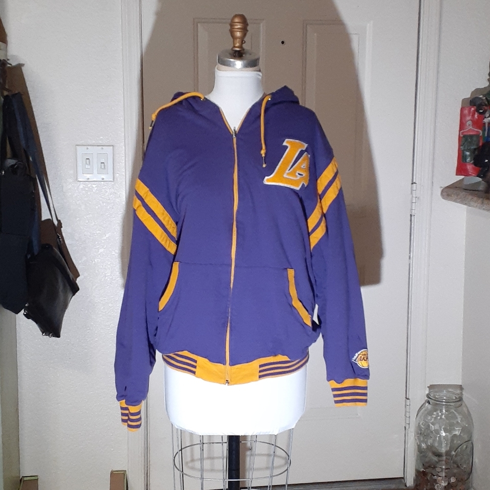 COPY - Mens Lakers full zip reversible hoodie.  Do not buy, holding for rich